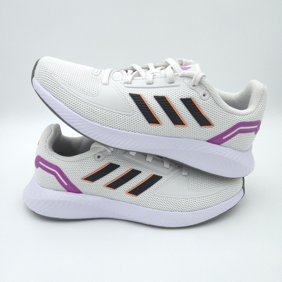 Adidas RUNFALCON 2.0 Crystal White Purple running shoes GV9575 - Picture 2 of 9